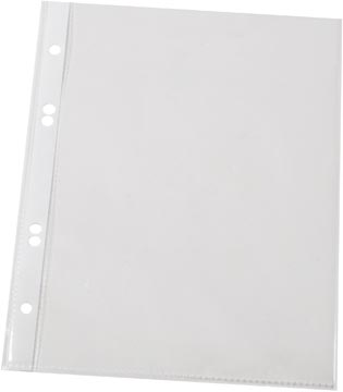 [KF15570] Q-connect pochette perforée a5 portrait perforation 4 trous lisse 100 microns paquet de 100 pièces