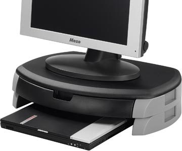 [KF20081] Q-connect support moniteur avec tiroir de rangement