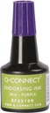 Q-connect encre à tampon, flacon de 28 ml, violet