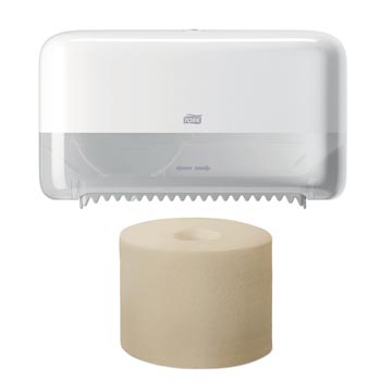 [KI45908] Action tork: 1 x papier toilette t7 advanced p36 (471255) + gratuit 1 x distributeur blanc (5580400)