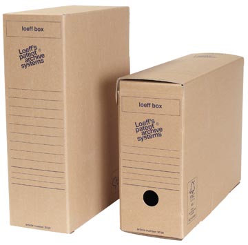 [L3030] Loeff's box, 37 x 26 x 11,5 cm, brun, paquet de 50 pièces