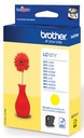 Brother cartouche d'encre, 300 pages, oem lc-121y, jaune