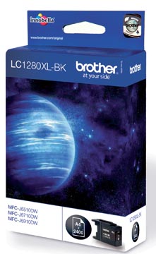 [LC128BK] Brother cartouche d'encre, 2.400 pages, oem lc-1280xlbk, noir