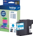 Brother cartouche d'encre, 260 pages, oem lc-221cbp, cyan
