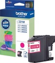 Brother cartouche d'encre, 260 pages, oem lc-221mbp, magenta