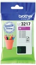Brother cartouche d'encre, 550 pages, oem lc-3217m, magenta