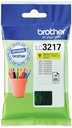 Brother cartouche d'encre, 550 pages, oem lc-3217y, jaune