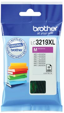 [LC3219M] Brother cartouche d'encre, 1.500 pages, oem lc-3219xlm, magenta