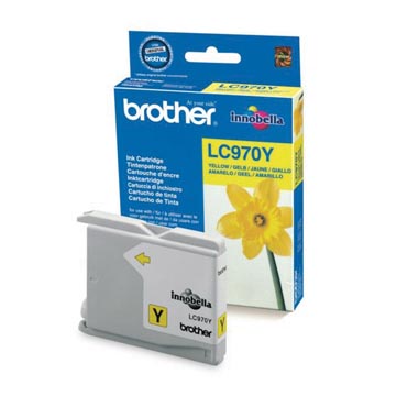 [LC970Y] Brother cartouche d'encre, 300 pages, oem lc-970y, jaune
