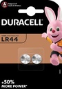 Duracell piles bouton electronics, lr44, blister 2 pièces