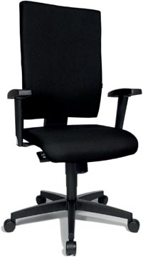 [LS200TG] Topstar chaise de bureau light star 20, noir