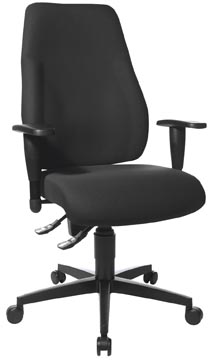 [LT0BKBC] Topstar chaise de bureau lady sitness, noir