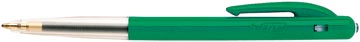 [M10MV] Bic stylo bille m10 clic, pointe moyenne, 0,4 mm, vert