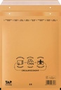 Comebag enveloppes à bulles d'air, ft 270 x 360 mm, avec bande adhésive, brun, boîte de 100 pièces