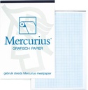 Mercurius papier millimétré, ft a3, bloc de 50 feuilles