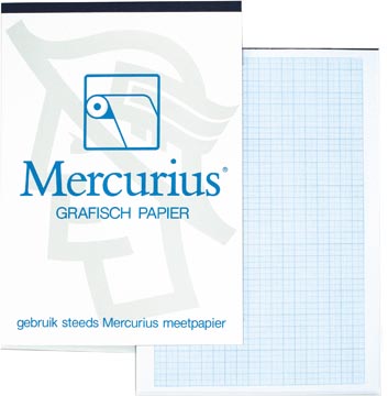 [MH20104] Mercurius papier millimétré, ft a4, bloc de 50 feuilles