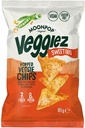 Moonpop veggiez chips sweet bbq, sachet de 85 g