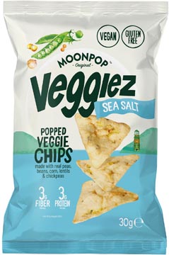 [MPVSS30] Moonpop veggiez chips sea salt, sachet de 30 g
