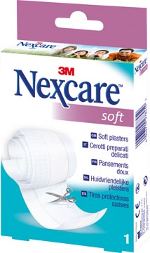 [N0501B] 3m pansement nexcare soft pansement, ft 8 cm x 1 m, à découper