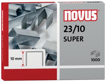 [N23-10] Novus agrafes 23/10, boîte de 1000 agrafes