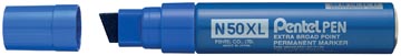 [N50XLB] Pentel marqueur permanent pen n50, pointe large, bleu