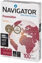 Navigator presentation papier de présentation, ft a4, 100 g, paquet de 500 feuilles