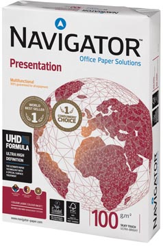 [NAV100] Navigator presentation papier de présentation, ft a4, 100 g, paquet de 500 feuilles