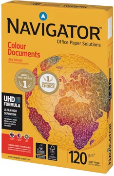 [NAV120] Navigator colour documents papier de présentation, ft a4, 120 g, paquet de 250 feuilles