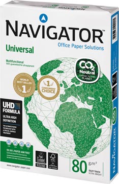 [NAVCO2N] Navigator universal papier neutre en co2, ft a4, 80 g, paquet de 500 feuilles