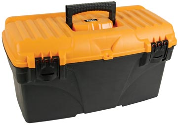 [OM18] Perel boîte à outils, ft 43,2 x 25 x 23,8 cm, livré vide, noir/jaune