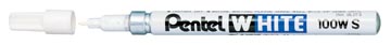 [P100WS] Pentel marqueur peinture white pointe: 2 mm, largeur de trait: 1,8 mm