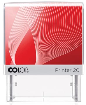 [P20] Colop cachet avec système voucher printer printer 20, 4 lignes max., ft 38 x 14 mm