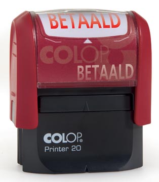 [P20S6] Colop cachet à formules printer texte: betaald