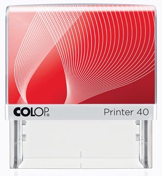 [P40] Colop cachet avec système voucher printer printer 40, 6 lignes max., ft 59 x 23 mm