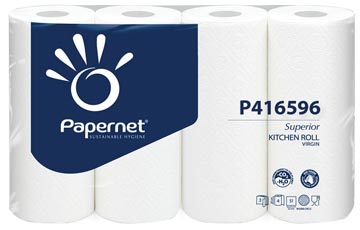 [P416596] Papernet essuie-tout superior, 3-pages, 51 feuilles, paquet de 4 rouleaux