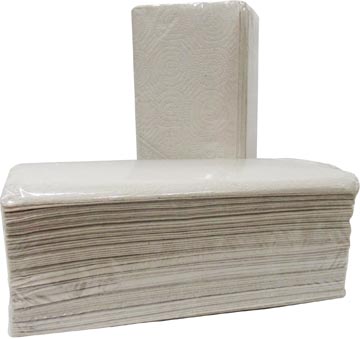 [P50791] Europroducts essuie-mains en papier, plié en z, 1 pli, 250 feuilles, paquet de 20 pièces