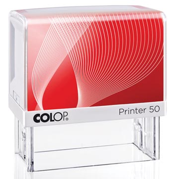 [P50C] Colop cachet avec système voucher printer printer 50, 7 lignes max., ft 69 x 30 mm