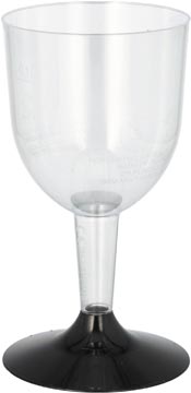 [PD88942] Verre à vin, en polystyrène, 100 ml, diamètre 67 mm, paquet de 20 pièces