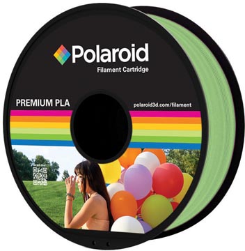 [PL80050] Polaroid 3d universal premium pla filament, 1 kg, vert clair