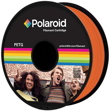 [PL82030] Polaroid 3d universal petg filament 1 kg, orange