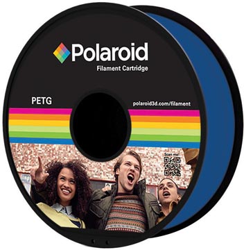 [PL82070] Polaroid 3d universal petg filament, 1 kg, bleu