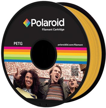 [PL82090] Polaroid 3d universal petg filament, 1 kg, jaune