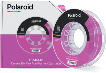 [PL84010] Polaroid 3d universal deluxe silk pla filament, 250 g, rose