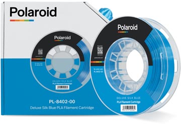 [PL84020] Polaroid 3d universal deluxe silk pla filament, 250 g, bleu