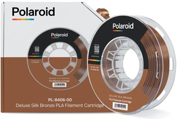 [PL84060] Polaroid 3d universal deluxe silk pla filament, 250 g, bronze
