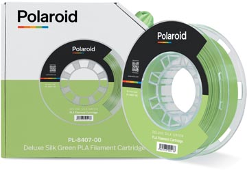 [PL84070] Polaroid 3d universal deluxe silk pla filament, 250 g, vert