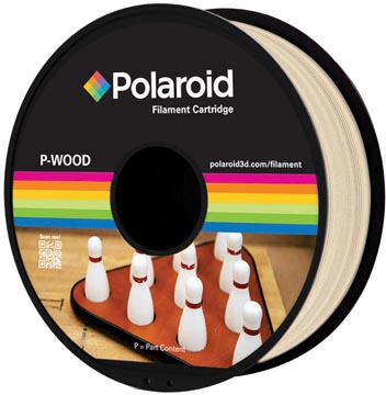 [PL85030] Polaroid 3d universal p-wood filament, 500 g