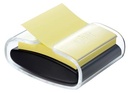 Post-it super sticky z-notes dévidoir pro color, pour ft 76 x 76 mm, bloc de 90 feuilles jaune inclus
