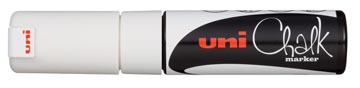 [PWE8KW] Uni-ball marqueur craie blanc, pointe biseautée de 8 mm