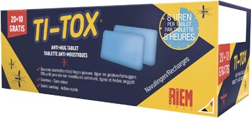 [R047] Riem ti-tox anti-moustique recharge 20 + 10 tablettes